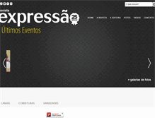 Tablet Screenshot of expressaoararas.com.br